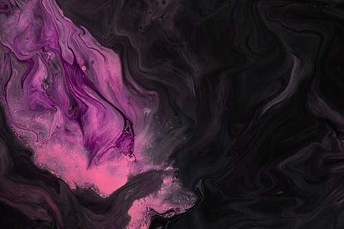 painting purple and black abstract illustration art
