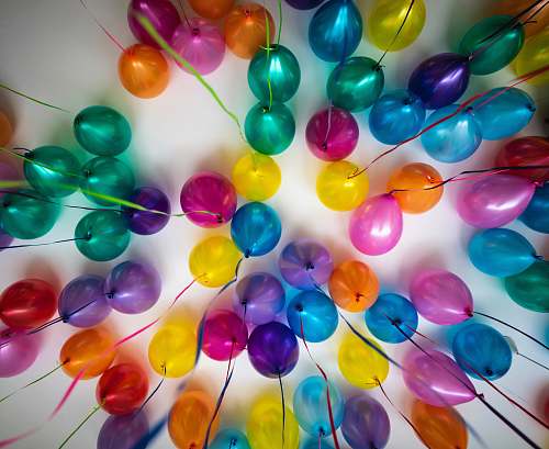 ball assorted-color balloon lot sphere