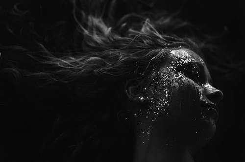 smoke splat of water on woman's face bozeman