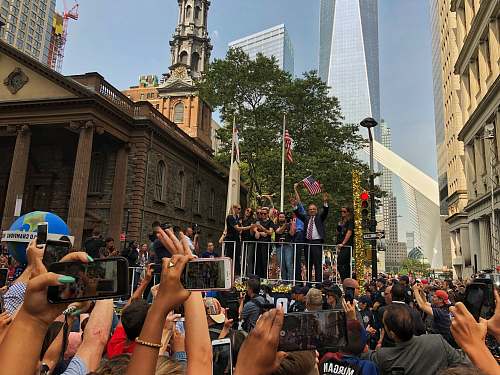 human crowd in a political rally person