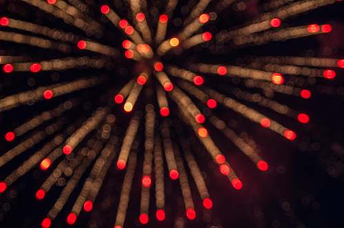 night exploded fireworks outdoors