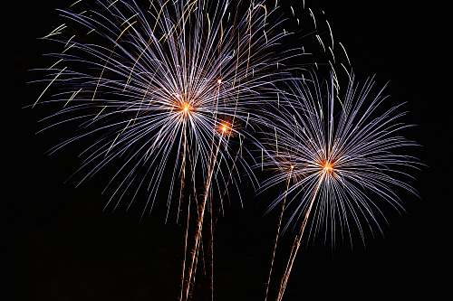 night fireworks outdoors