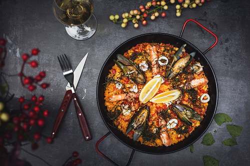 seafood oyster dish asphalt