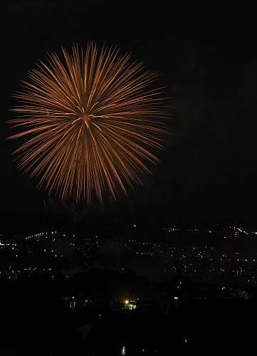 outdoors fireworks display nature