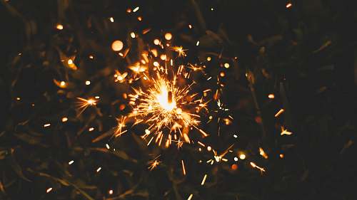 night fireworks with lighting fireworks