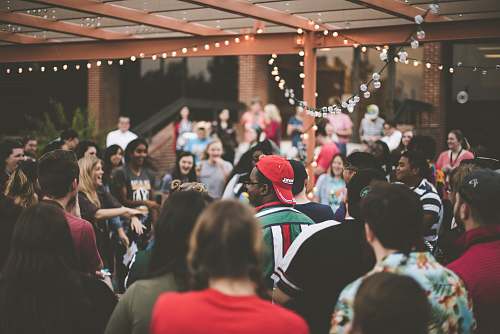 human laughing people in party person