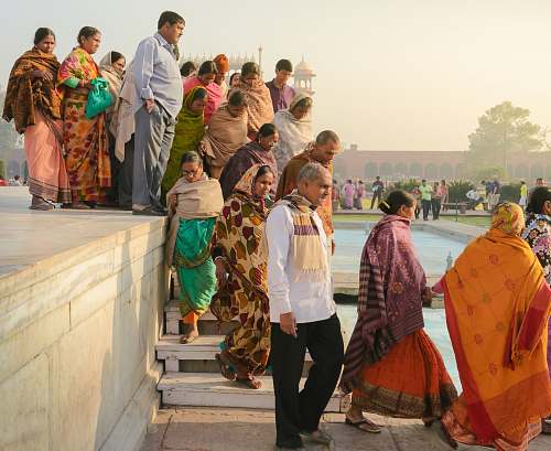 person people standing near swimming pool human
