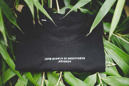 erlangen folded black and white everything is always epic forever print crew-neck shirt deutschland