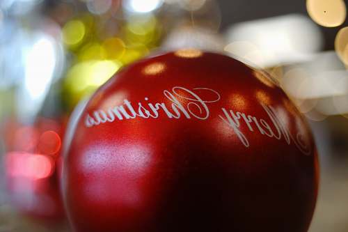 fruit red Christmas bauble apple