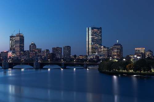 city landscape photography of city during nightime downtown