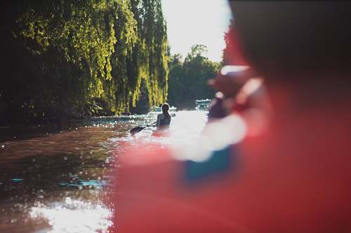 boat person riding kayak tigre