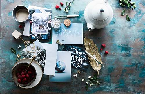 holiday assorted table decors bowl