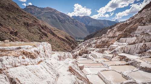 peru sunlight over rocky mountain nature