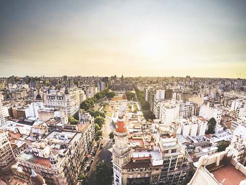outdoors city buildings during day landscape