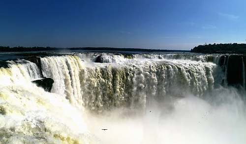 outdoors long exposure photography of waterfalls river