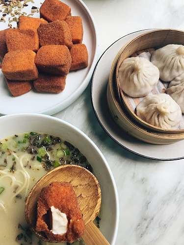 food cooked dimsum dish