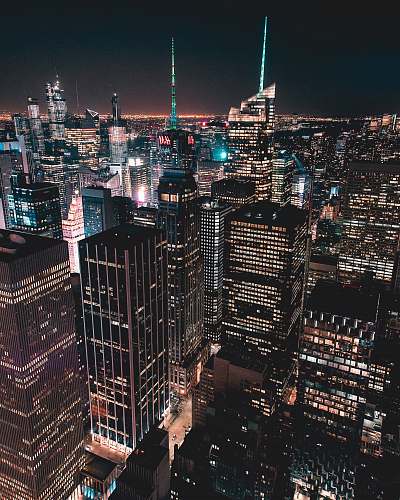 city aerial photography of city building new york