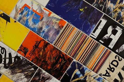 poster multicolored digital wallpaper collage