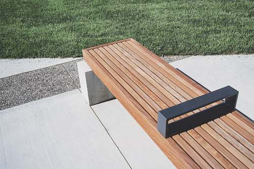 wood closeup photo of brown bench modern