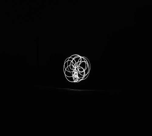black turn on black plasmas ball white