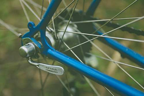 bike blue bicycle cycling