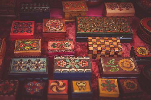 art assorted wooden boxes boxes
