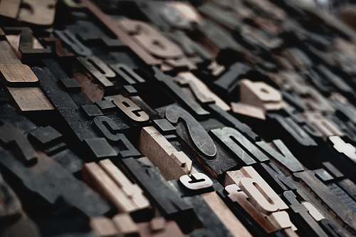 letters closeup photo of cutout decors typography