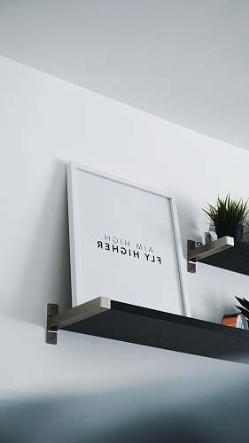 quote aim high fly higher photo frame interior