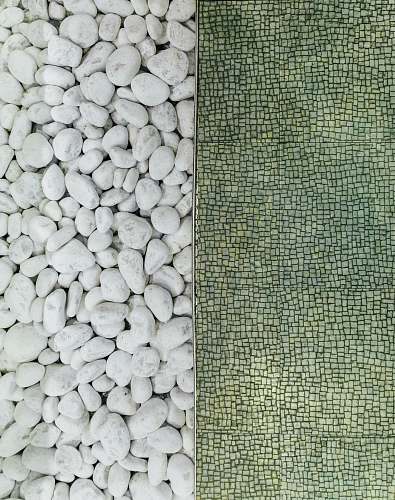 background white pebble lot collage texture