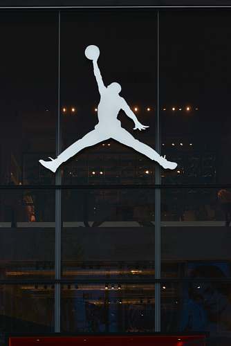human Air Jordan logo grey