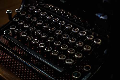writing vintage black typewriter typewriter
