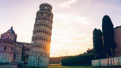 human leaning tower of Pisa people