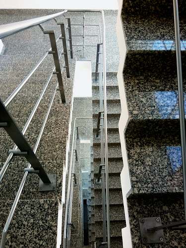 handrail gray railing railing