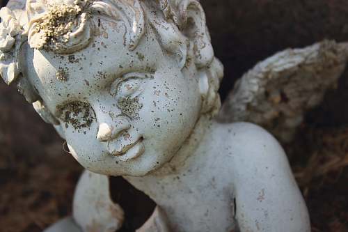 statue angel concrete statue sculpture