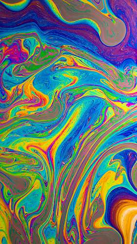 pattern multicolored painting ornament