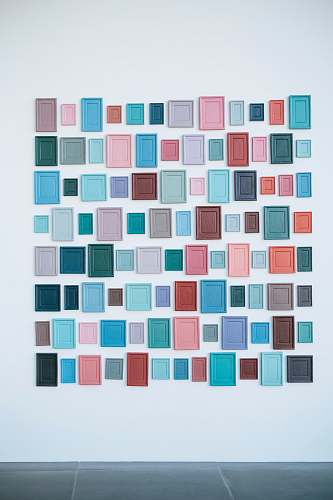 color photo frame lot wall
