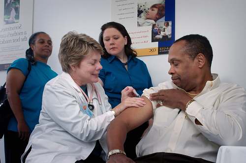 human man wearing white dress shirt patient
