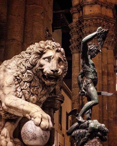 wildlife brown lion statue lion