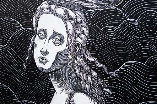 drawing woman illustration painting sketch