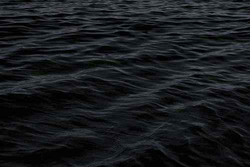 black body of water photo water
