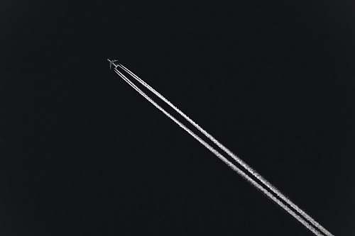 black fighting jet sky