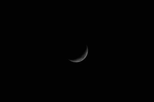moon photo of gray moon night
