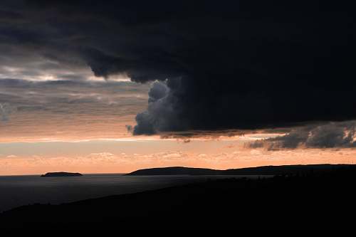 spain cumulu nimbus clouds over islands cloud