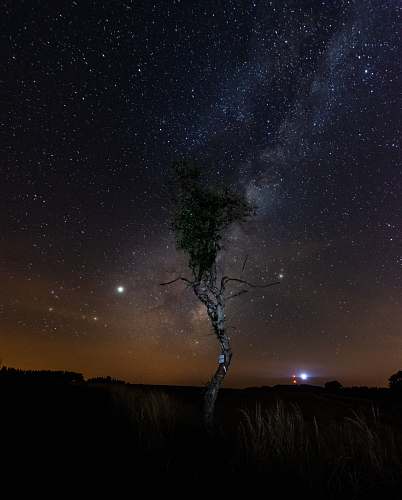 nature milky way at night outdoors