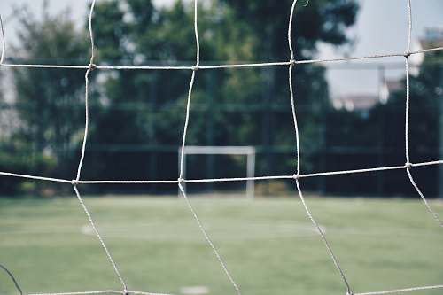 goal close up photo of gray net net