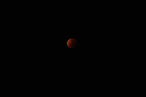 black full moon in night sky astronomy