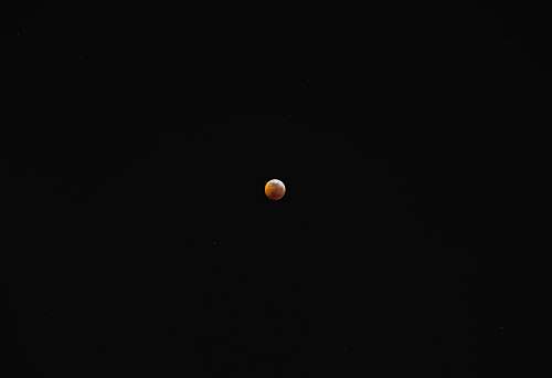 black lunar eclipse at nighttime outdoors