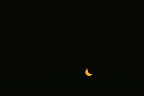 outdoors yellow moon astronomy