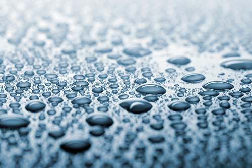 blue raindrops photography drop