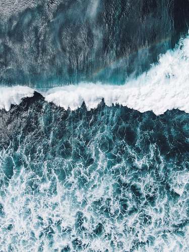 sea sea waves during daytime photo nature